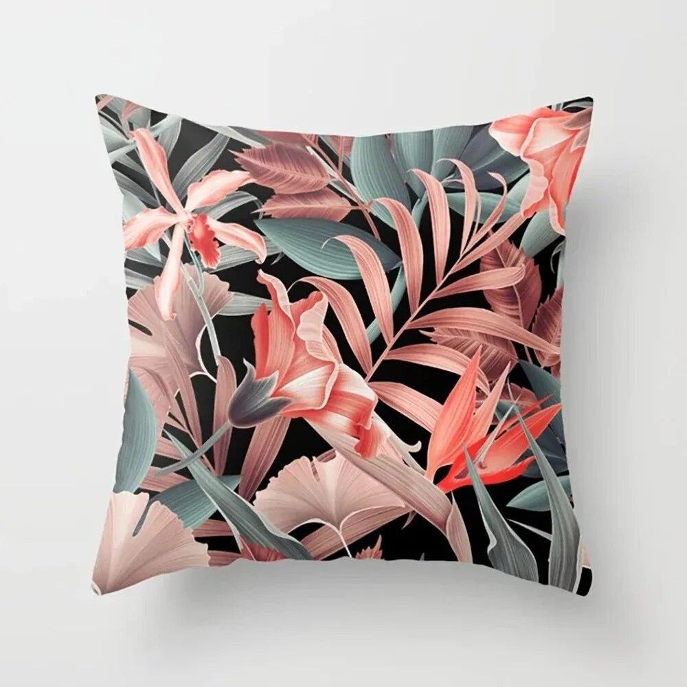 

Красочный цветочный и ботанический принт с узором для гостиной, дивана, автомобиля, наволочка, роскошное украшение для дома, наволочка 40x40cm