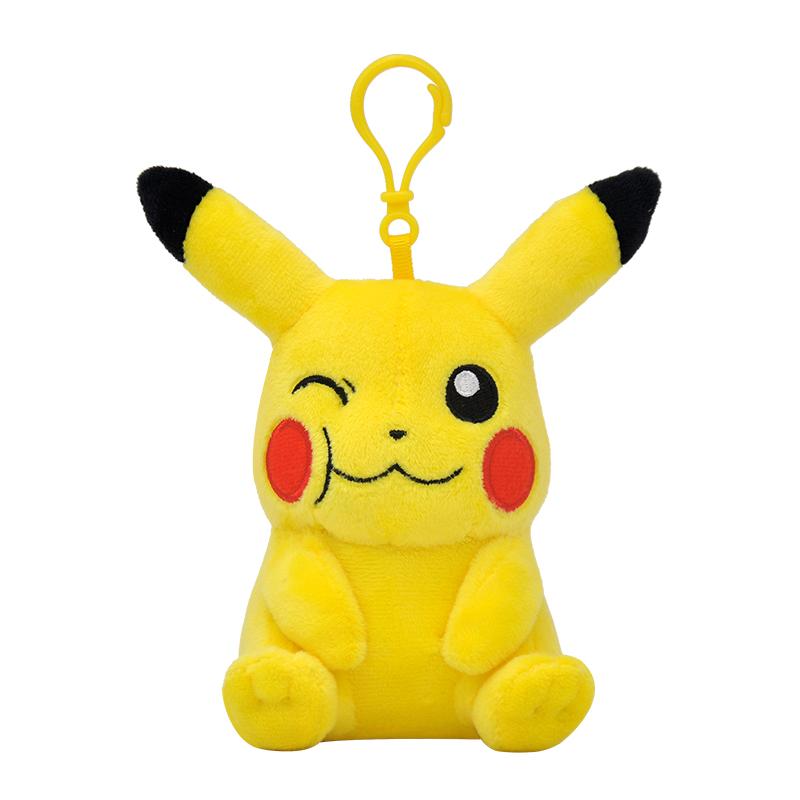 Plush Keychain Cartoon Toys Pikachu Charmander Psyduck Squirtle Snorlax Wobbuffet Doll Kids Kawai Toy Gift