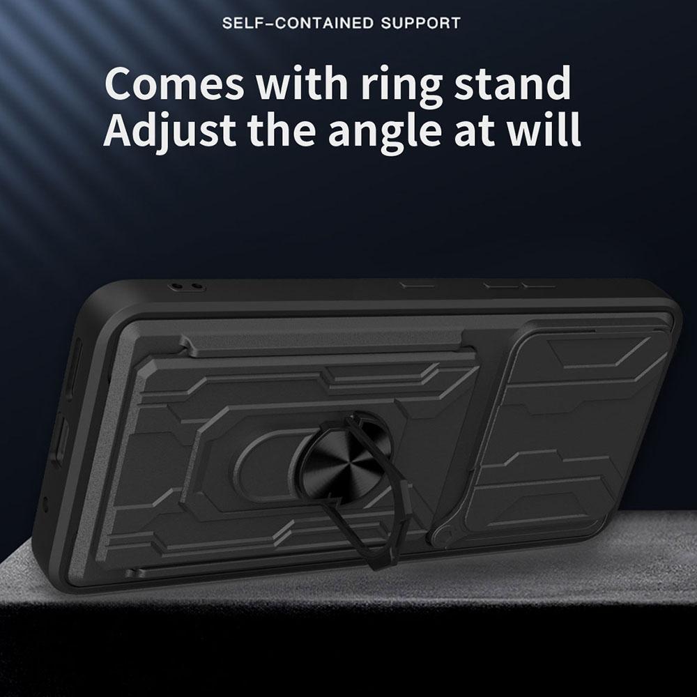 For Infinix GT 20 Pro 5G Case PC+TPU Kickstand Phone Back Cover with Camera Slider