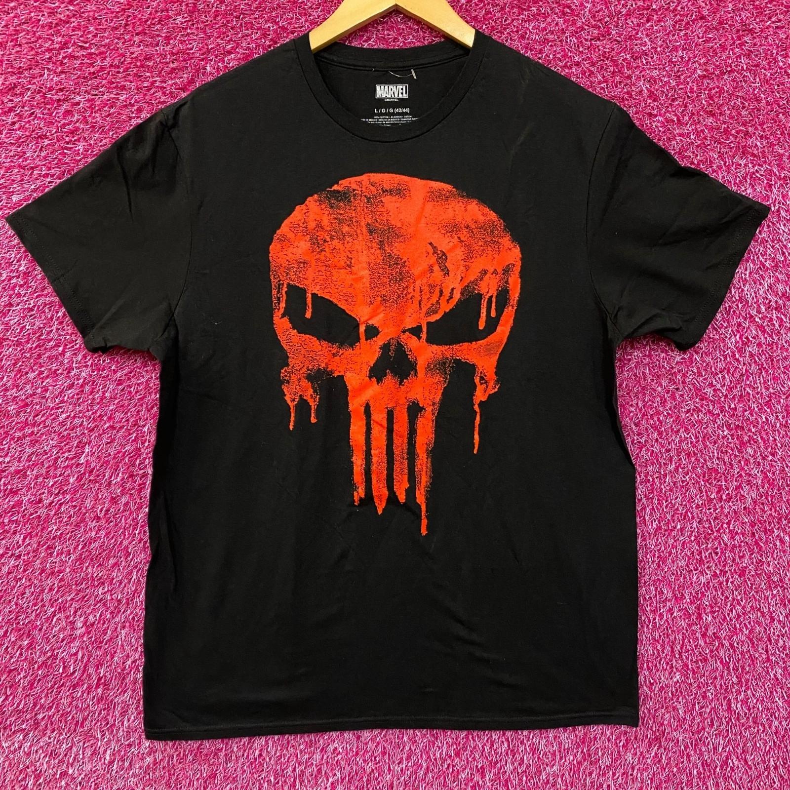 Marvel The Punisher Seeing Red Skull Graphic Tee Shirt S