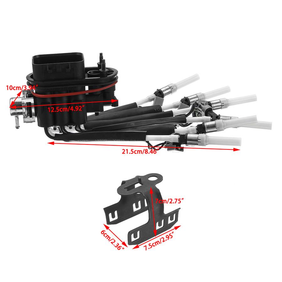 Fuel Spider Injector W/ Bracket For Chevy Pickup Truck V8 5.0L 5.7L 93441235