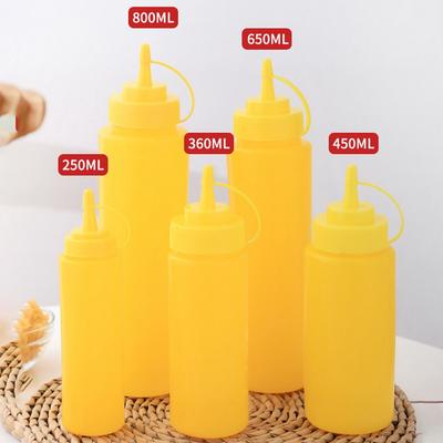 250/800 ml Sauce Essig Öl Ketchup Soße Menage Küche Zubehör Boot Kunststoff Gewürz Spender 8 unzen Squeeze Flasche