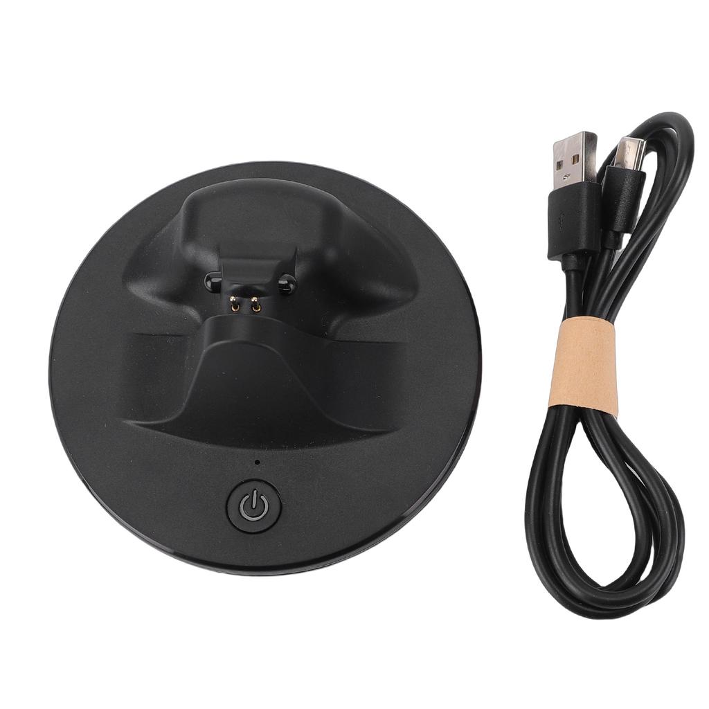 Stacja dokująca do ładowania pasująca do inteligentnych okularów Meta, przenośna stacja ładowarki ze wskaźnikiem LED, kolorowe światło otoczenia, kabel USB C