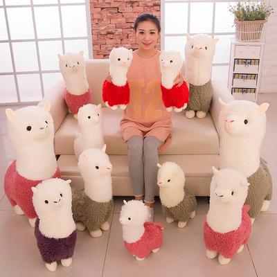 Plush Toy Alpaca Doll Stuffed Toy Lamb Doll Sleeping Pillow Children's  Holiday Gifts