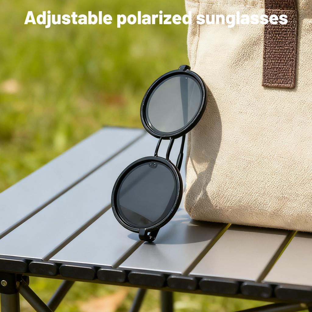 New, Handcrafted 2-400 9-stop Adjustable Neutral Density Filter Sunglasses, Adjustable Polarized Sunglasses, And Regular Sunglasses.
