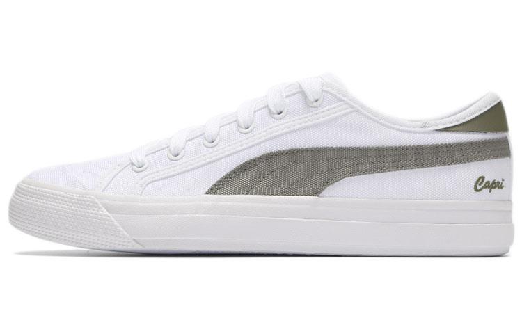 Puma Capri  White Burnt Olive  43
