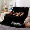 Custom Name Jigsaw Puppet Horror Party Blanket For Couch Bed Plush Cozy Fuzzy Blanket Super Soft Warm Blankets For Fall And Winter 0916141