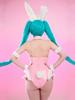 Mobbunny Beautiful Bunny Girl Rabbit Cute Bodysuit and Cute Outfit Fancy Pink Women's Costume, Cosplay, Anime, Game, Uniform, Sexy, Leotard, Set,