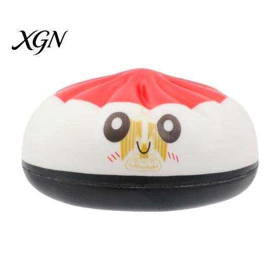 Soft Dumpling Toy 1/6Pcs Cartoon Stress Relief Anti-anxiety Flag Pattern Steamed Bun Squeeze Fidget Hand Relaxation Decompression Gadget Tool