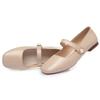 Mode AIYUQI Mary Jane Skor Kvinnor Fyrkantig Tå 2025 Nya Äkta Läder Mode Dams Vårskor Balett Vintage Dams Loafers
