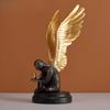 Art Transparent Wings Figures Living Room Study Home Use Decoration Resin Fine Craft Angel Ornaments Durable Durable