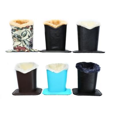 Fashion Leather Eyeglass Stand Portable Travel Glasses Shelf Sunglass Holder Office