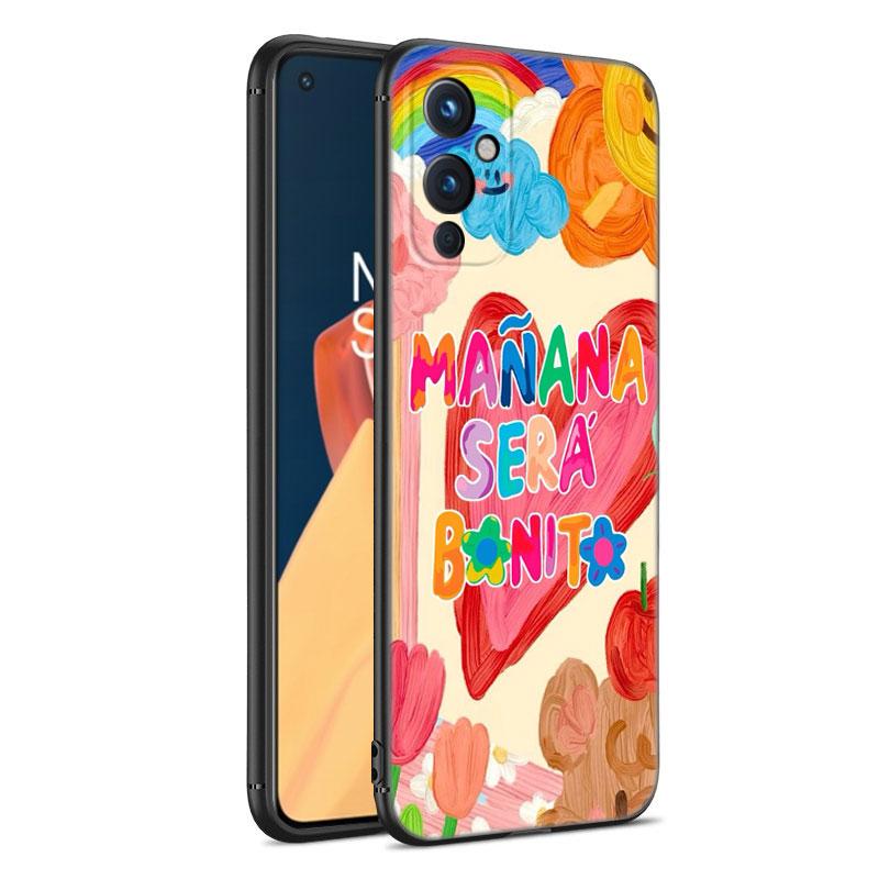 Karolg Manana Sera Bonito Black Phone Case For OnePlus 9R 10R 11R 12R ACE 2 Pro 2V 3V Nord CE 2 3 Lite 4 N10 N20 N30 SE 5G