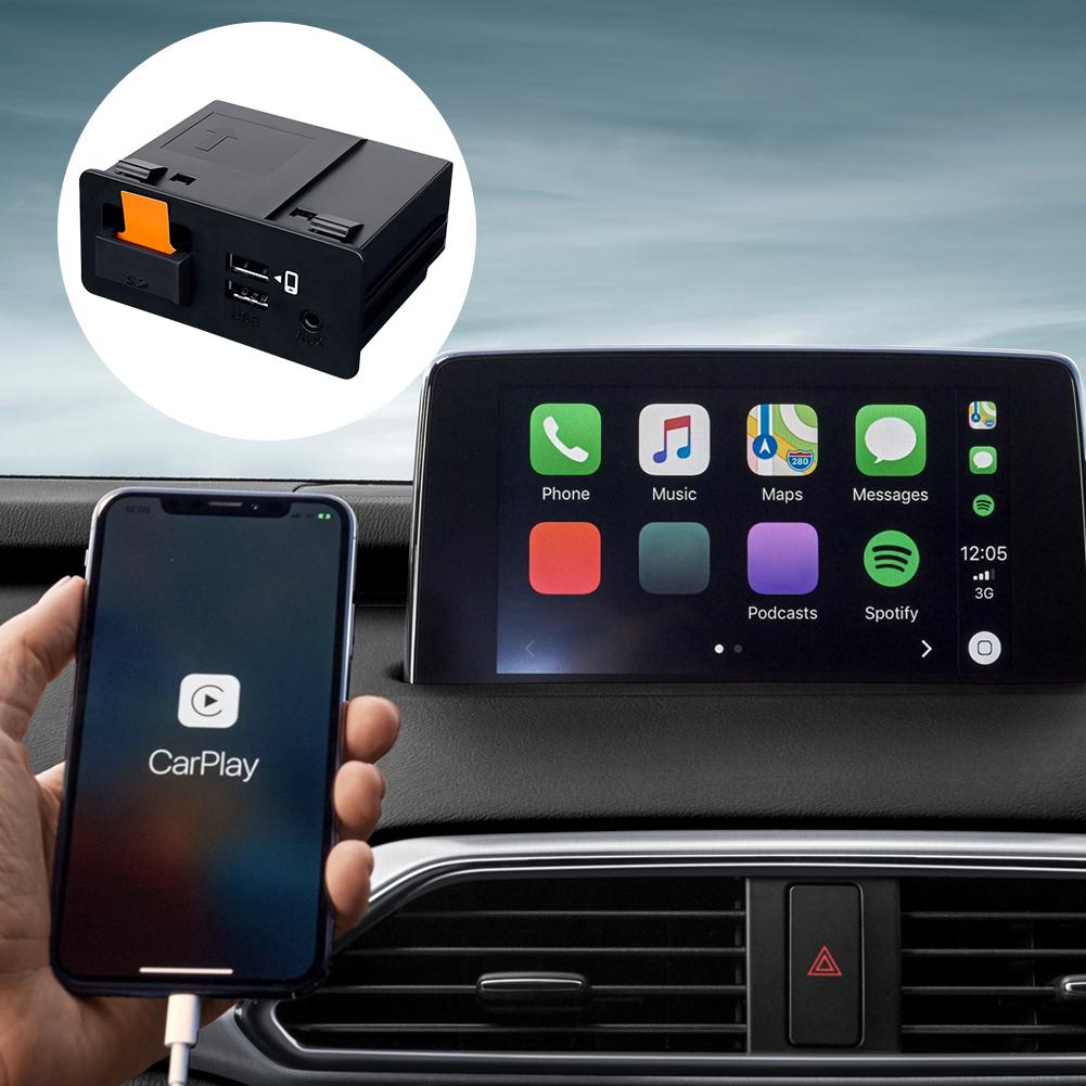 Wired CarPlay Android Auto USB Hub Adapter TK78-66-9U0C Retrofit Kit Plug and Play for Mazda 2 3 6 CX3 CX5 CX8 CX9 MX5