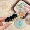 Korean Style Moth Orchid Acetate Hair Clips Sweet Flower Series Hairpin Ins Side Clip For Women Girls Hair Accessories
