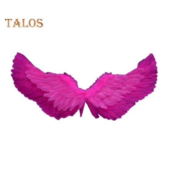 

Детский костюм принцессы с крыльями ангела для девочек, регулируемые крылья феи из перьев, реквизит для сцены и выступлений на Хэллоуин