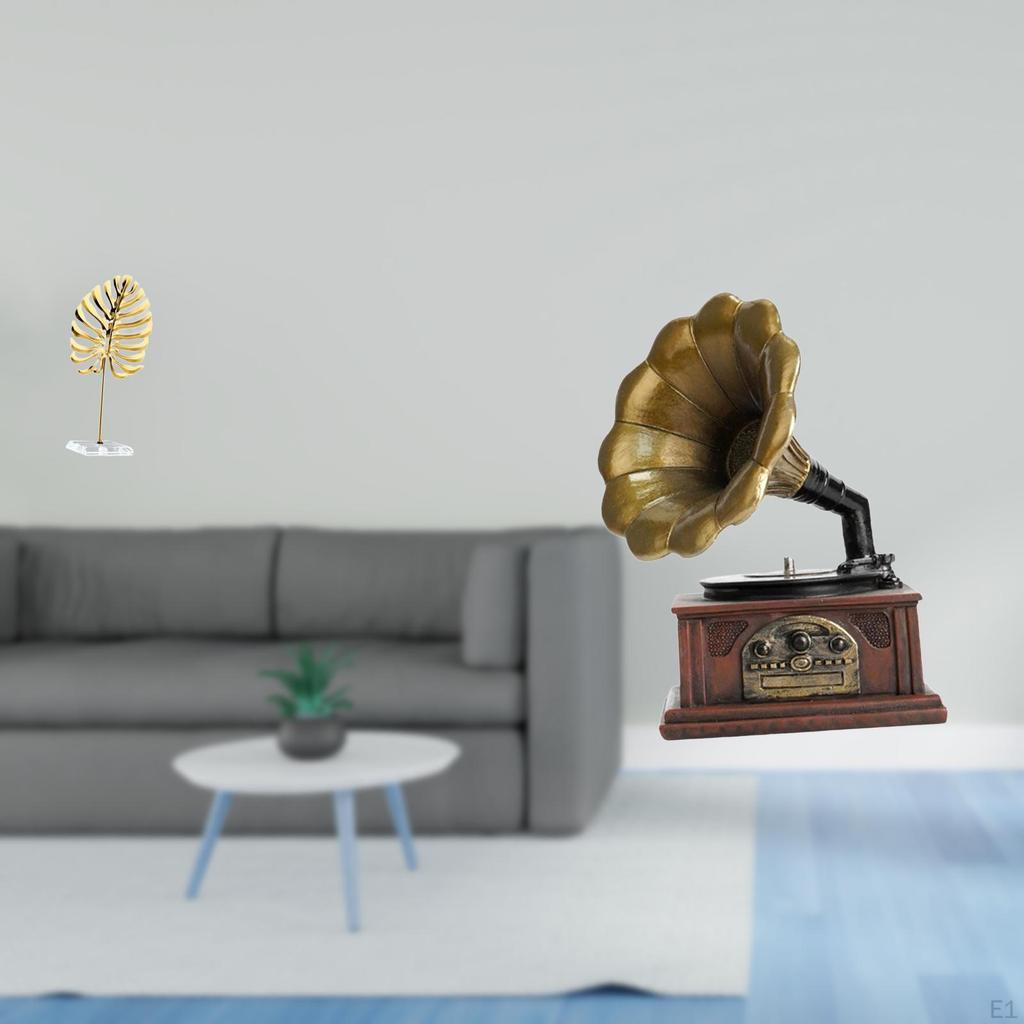 Abstract Metal Figurine Sculpture Vintage Resin Statue Collectible Ornament for Home Bookshelf Bar