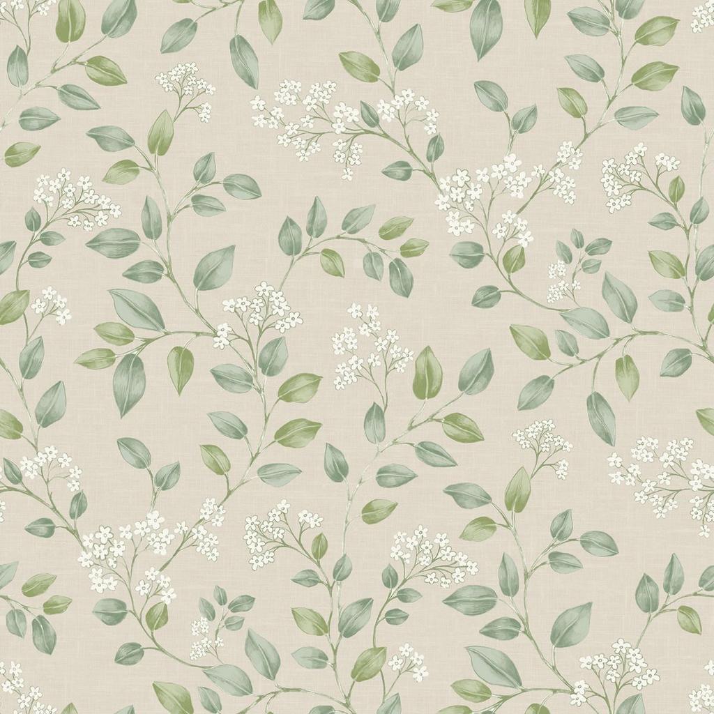 Grandeco Forget Me Not Floral Trail Wallpaper