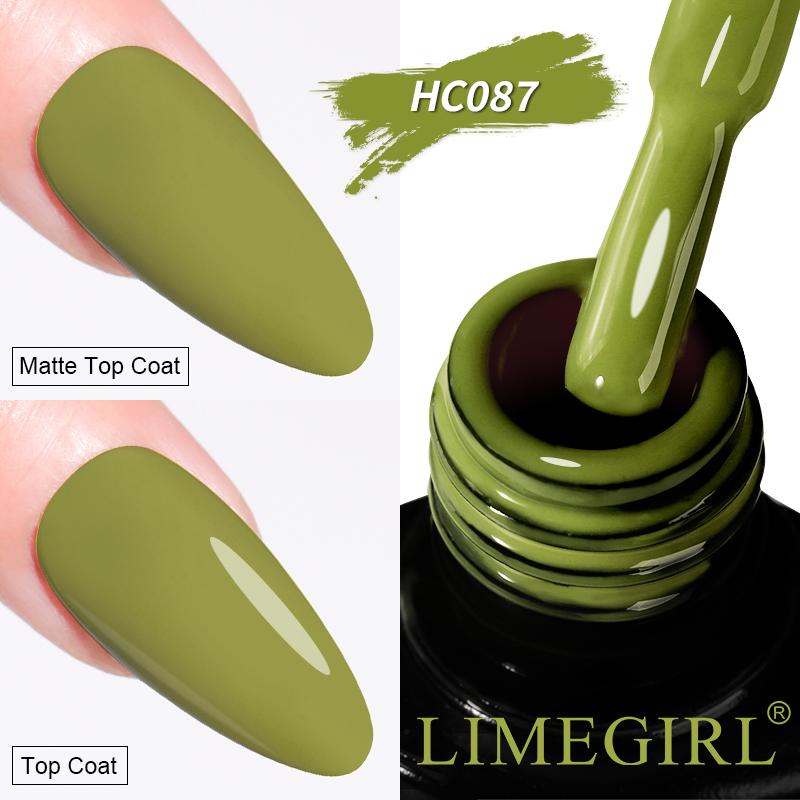 Limegirl 87 de culori, 8 ml, lac de unghii cu gel pentru unghii, produse pentru unghii, semi-permanente, pentru manichiura pentru arta unghiilor, lacuri de unghii cu LED UV