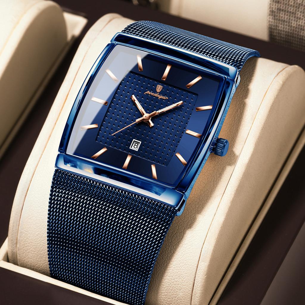 Simplicity Quartz Watch For Men With Luminous Dial And Calendar Function