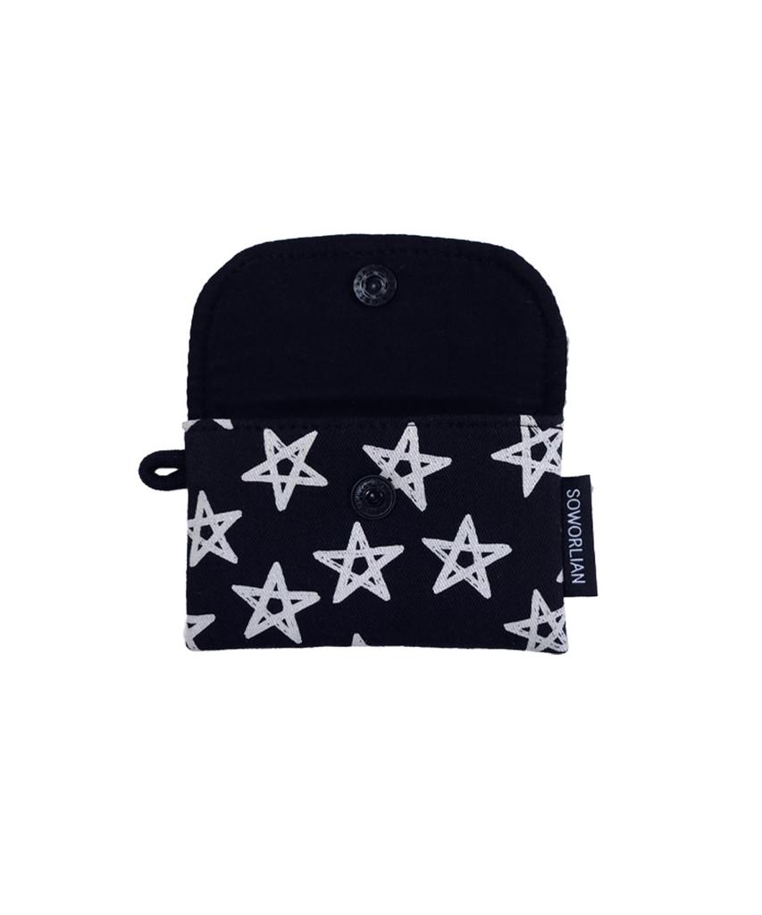 Soworlian Simple Card Wallet_Drawing Star