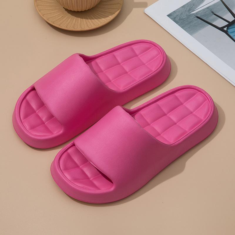 Summer Slide Slippers Women Men New Anti-Slip Bathroom Home Slippers Indoor House Shoes Shower Sandals