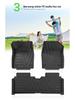 Kia EV6 Floor Mats Set (2022-2023) - Full Coverage TPE Mats & Trunk Protector
