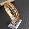 2026 Charm Men Golden Chain Bracelet Stainless Steel NK Link Chain Bangle for Male Women Trendy Wrist On The Hand Jewelry Gifts