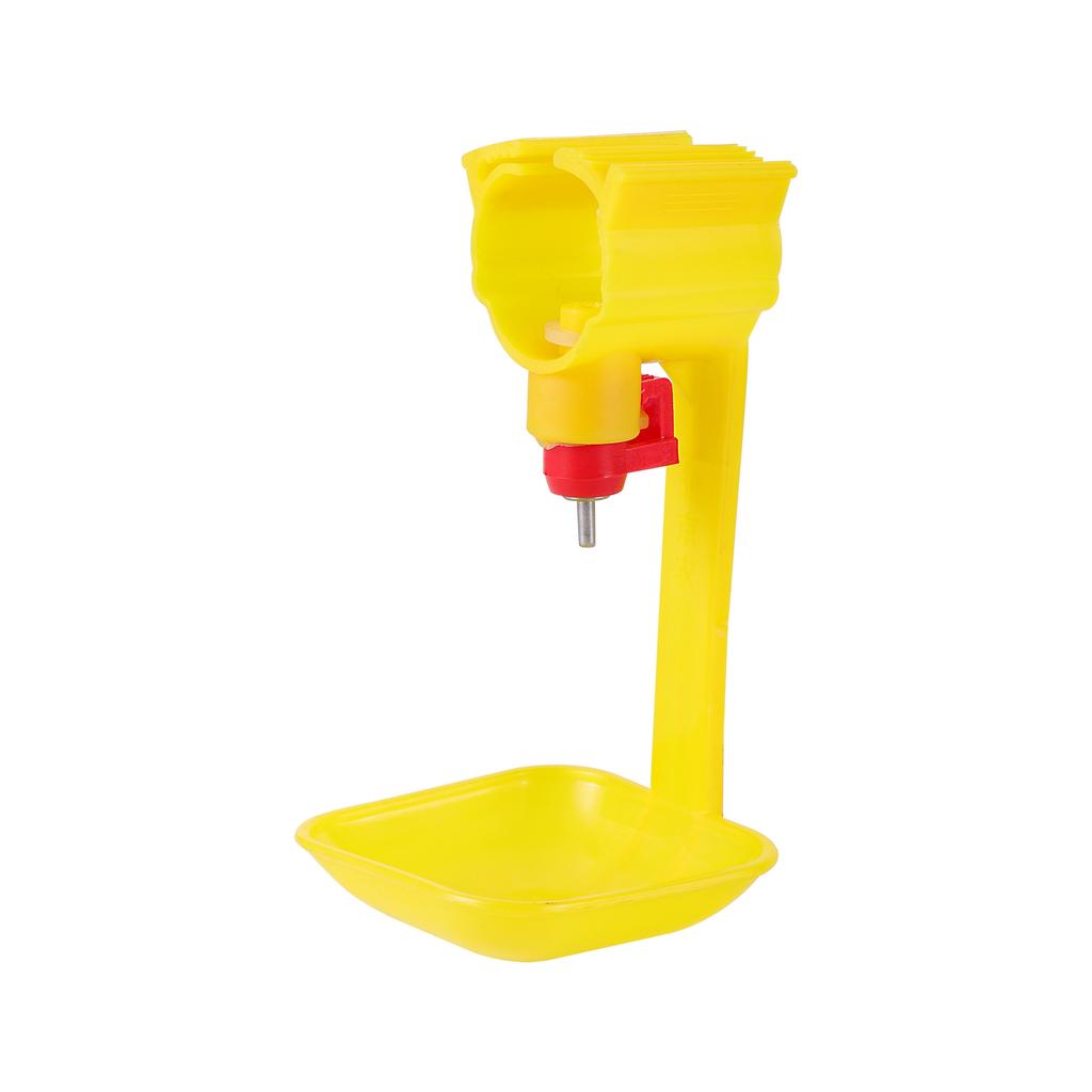 100Pcs Chicken Automatic Nipple Drinker Feeder Drinking Hanging Cups Yellow Red Orange Water Bowl Quail Poultry Drinking Tools