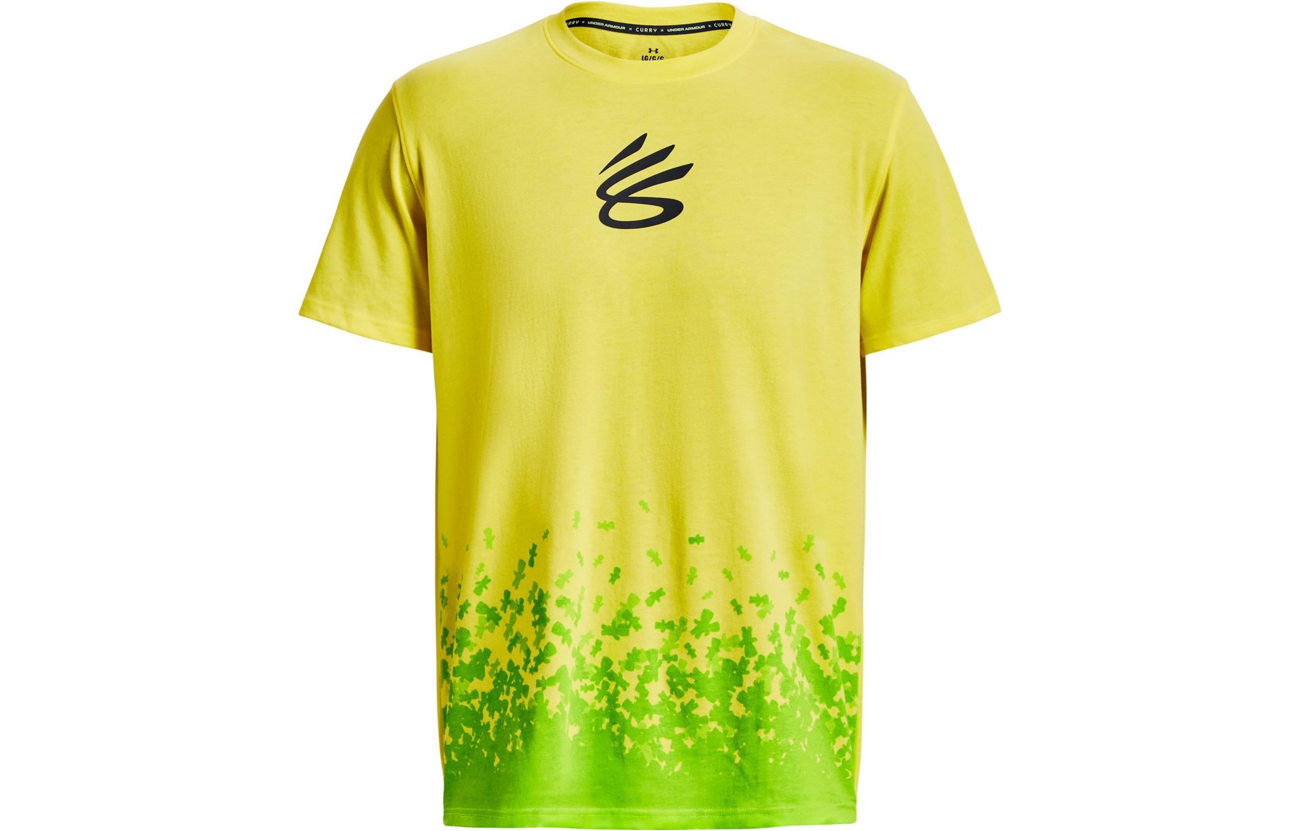 Under Armour T Shirt Men s Yellow 1376512-720 L