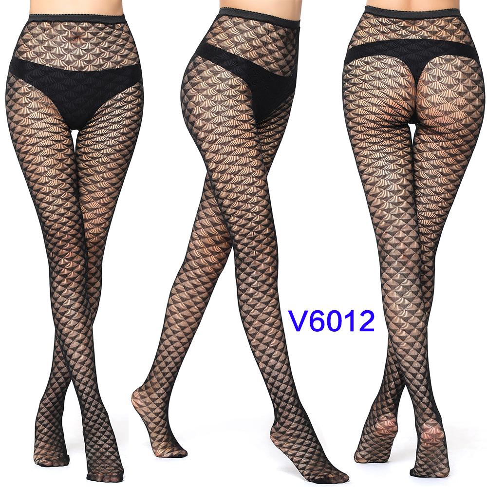 Sexy Black Stockings Large Size Seduction Ins Bow Hollow Fishnet Socks Bottom Socks Oversized Mesh Socks
