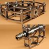 Mountain Bikes Pedals Light Weight Bicycles Pedals Nonslip Pedals Footboards Flat Platform Three Bearing 9/16In Thread