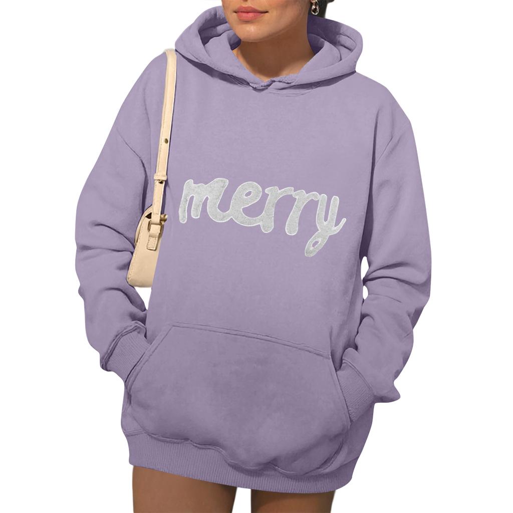 Felpe con cappuccio da donna Felpe moda autunnale Stampate Casual Manica lunga Felpa larga Felpa con cappuccio autunnale