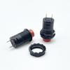 DS-428/427 12mm Round Button Switch: Self-locking, Non-locking, Self-resetting Momentary Power Switch