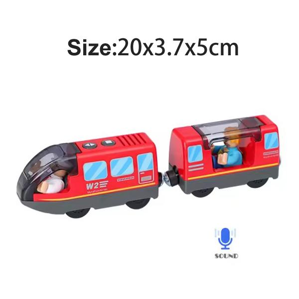 Magnetic Train Toys Wooden Railway Tracks Accessories Locomotive Diecast Slot Fit for All Wood Brand Wooden Tracks Toys For Kids
