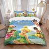 Tinker Bell'S Fairy Adventure Print 3Pcs Bedding Setduvet Cover With 2 Bedropillowcase Home Birthday Gift