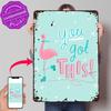 You Got This Personalized D Textured Metal Poster Wall Art Tinplate Sign for Home Decoration Gaming Desk Decor Room Wand Deko