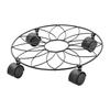 Mobile Flower Pot Holder with Universal Wheels