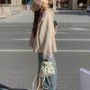 2026 Petite Korean Double-Breasted Wool Coat for Autumn/Winter
