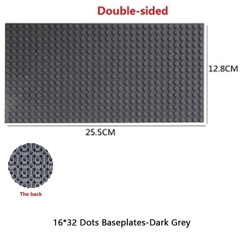 16X32 Baseplate Diy Assembled Building Blocks Baseplate 16*32 Classic Building Blocks Base Board Single Double-Sided Base Plate