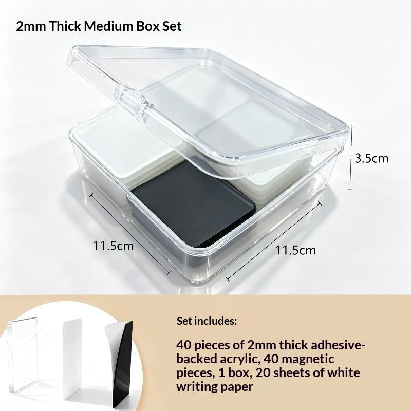 Koelkastmagneten Materiaal Kit Creatieve Doe-het-zelf Handgemaakte Acryl Magnetische Stickers Geen Foto Inbegrepen Huisdecoratie Cadeaus