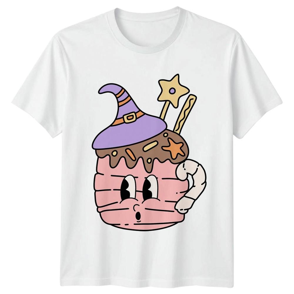 Cute Halloween Cake TShirt Baking Witch Magic Halloween Gift For Him And Her S