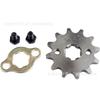 420 10/12/13/14/15/16/17/18/19 Tooth Front Engine Sprocket 17mm For 70cc 110cc 125cc Pit Dirt Bike Replacement Accessories