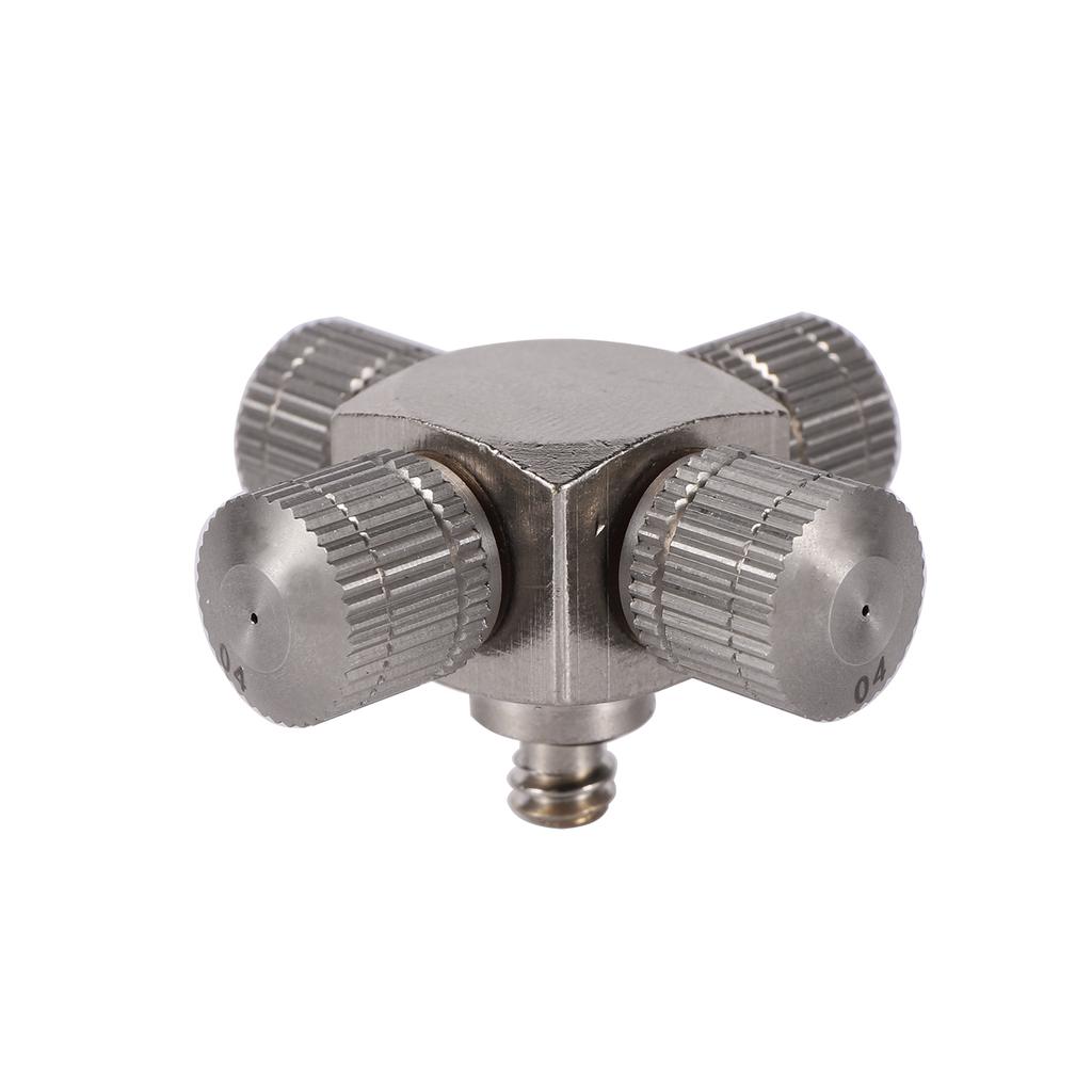 0.3/0.4/0.5/0.6mm low-pressure atomizing nozzle irrigation with 1/2 "to 3/16" threaded connector nozzle angle adjustment