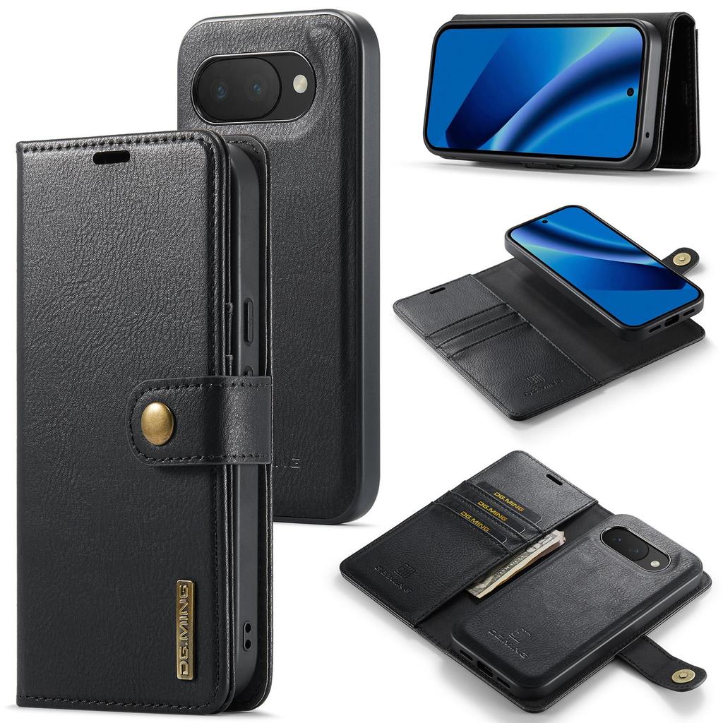 Funda tipo cartera magnética extraíble 2 en 1 Para Google Pixel 7 8 9 10 Pro XL 7A 8a 9a 10a Ranuras para Tarjetas Soporte Cubierta Trasera del Teléfono