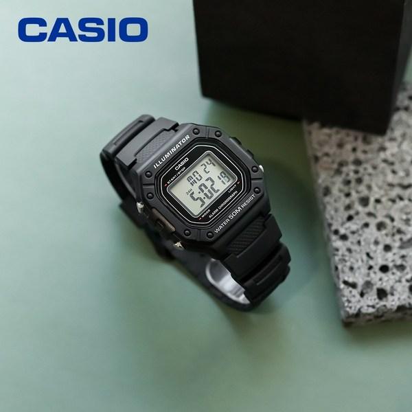 Универмаг AS в наличии Casio basic square электронные часы W-218 цифровые — фото 9