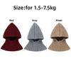 Solid Color Knitted Pet Hat Warm Fabric Knitted Design Dog Hat Soft Material Fashion Style Cat Hat Cold Weather