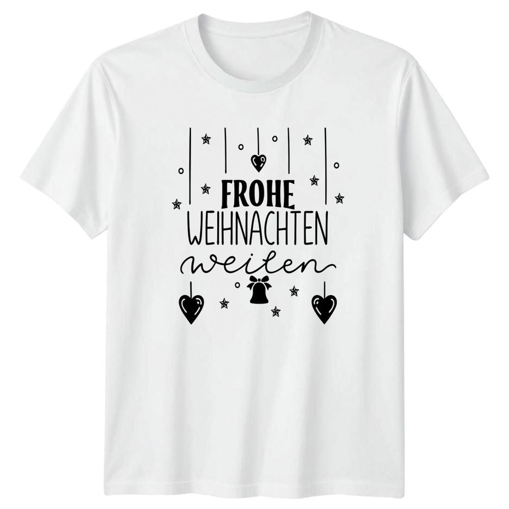 Frohe Weihnachten Weilen TShirt GerUnisex Christmas Christmas Gift For Him And Her S