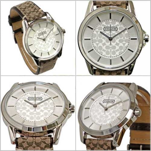 COACH Women's Watch 14601506 NEW CLASSIC SIGNATURE Brown