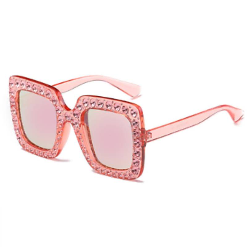 

Women Square Glasses Frame Sunglasses Fashion Shades Sunproof Outdoor Tools Gift Pink